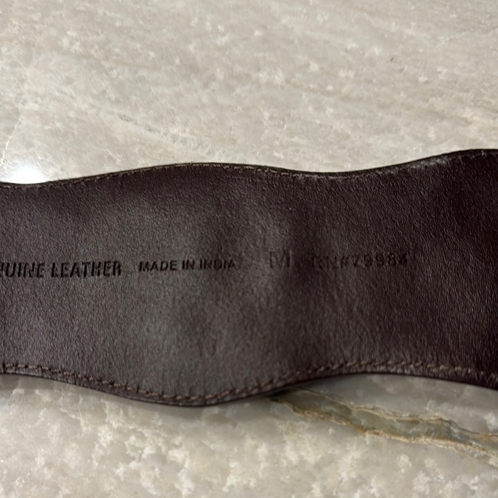 Chico’s Embroidered Brown Belt - Picture 6 of 8
